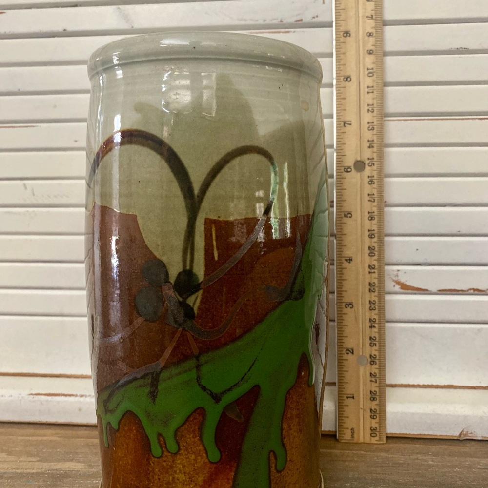 Handmade stoneware vase - Picture 4 of 12